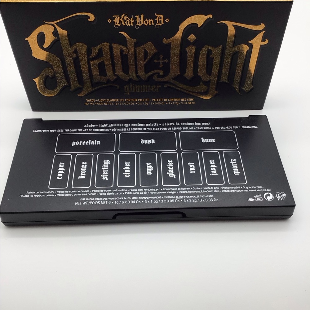 ❤️HOST PICK❤️KVD Shade + Light Glimmer Eye Contour Palette BNIB Limited Edition - Picture 13 of 15